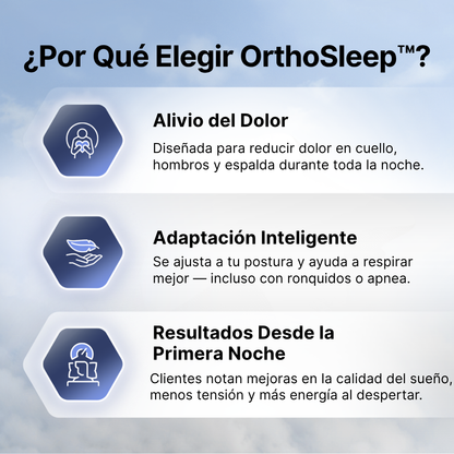 Almohada Cervical OrthoSleep - by Biorest®
