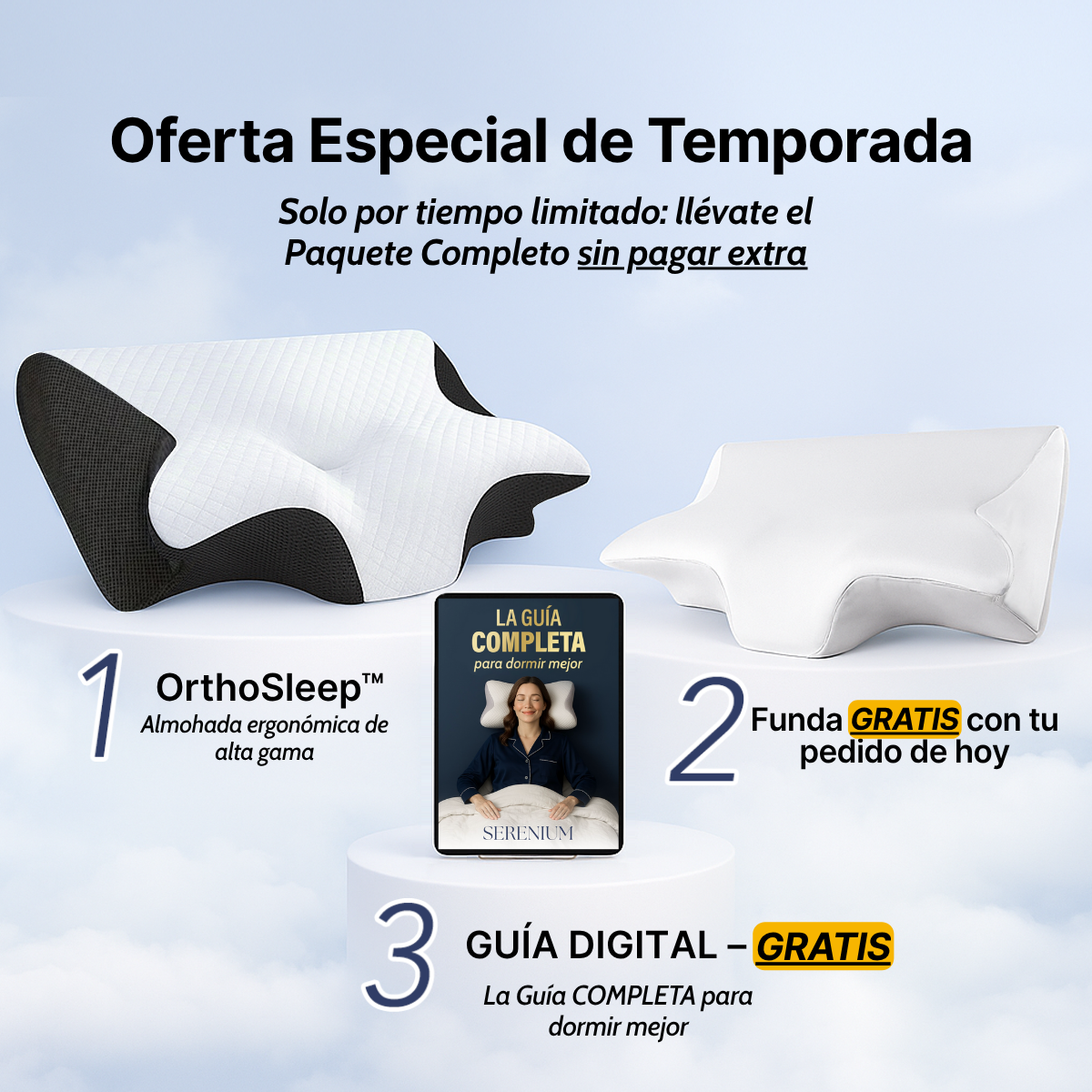 Almohada Cervical OrthoSleep - by Biorest®
